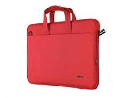 TRUST Pouzdro na notebook 16" Bologna Slim Laptop Bag Eco, červená (24449)