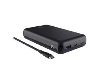 TRUST Powerbanka pro Notebook 100W 20000 mAh, 2xUSB-C, 1xUSB (25240)