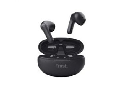 TRUST sluchátka Yavi - Bluetooth, špunty, černá (25298)