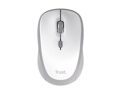 TRUST Yvi+ Multi-Device - Kancelářská/Optická/1 600 DPI/USB+BT/Bílá (25454)