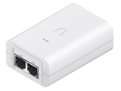 UBIQUITI Gigabitový PoE Injektor 48-24W-WH, 48V/0.5A (24W) - bílý