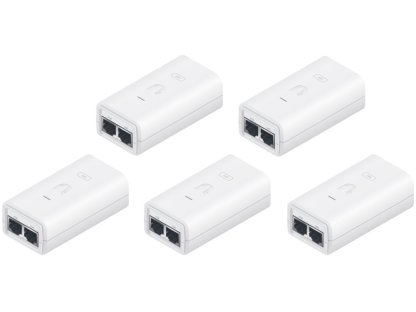 UBIQUITI POE-24-12W-G-WH,GB PoE Injektor,24V/0,5A(12W),5ti pack (POE-24-12W-5P)