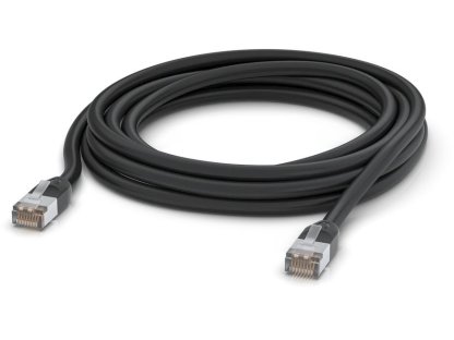 UBIQUITI UACC-Cable-Patch-Outdoor-8M-BK, Venkovní UniFi patch kabel, 8m, Cat5e, černý