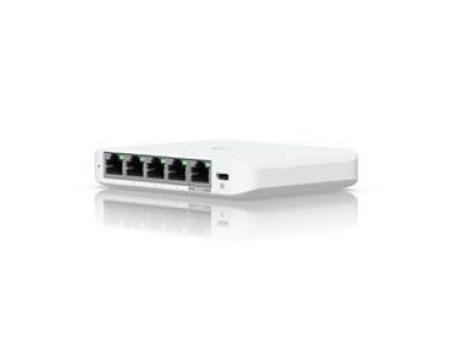 UBIQUITI UniFi Switch Flex Mini 2.5G - 5-Port 2.5Gbt, PoE-in, USB-C (USW-Flex-2.5G-5)