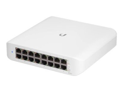 Ubiquiti UniFi Switch USW-Lite-16-PoE - 16x Gbit RJ45, 8x PoE 802.3at, 45W