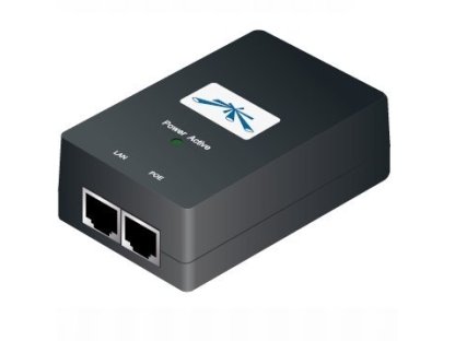 UBNT POE-24-24W-G - Gigabit PoE adapter 24V/1A (24W), včetne napájecího kabelu