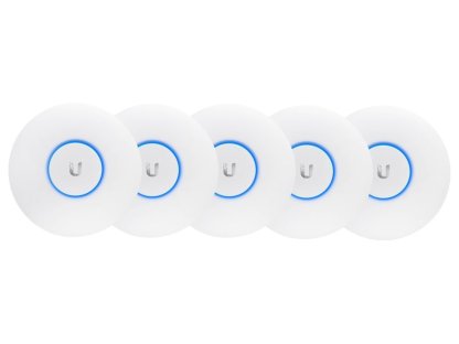 UBNT UniFi AP AC Long Range 5 pack, montáž na stenu/strop, PoE napájení (PoE injektor NENÍ soucástí) (UAP-AC-LR-5)