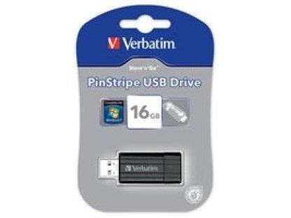 VERBATIM 16GB Store n Go Pinstripe černý (49063)