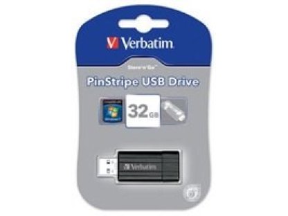 VERBATIM 32GB Store n Go Pinstripe černý (49064)