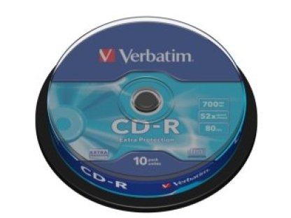 VERBATIM CD-R 700MB 52x spindl 10ks (43437)