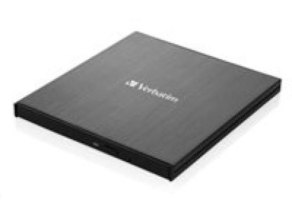 VERBATIM externí mechanika Ultra HD 4K Blu-ray External Slimline Writer (USB 3.1, USB-C) (43888)