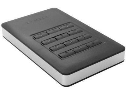 VERBATIM Store 'n' Go šifrovaný externí HDD s numerickou klávesnicí 2TB (GDPR) (53403)