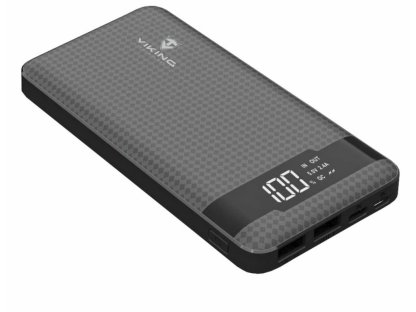 VIKING POWER BANK PN-961PD QC3.0 10000mah, QUICK CHARGE 3.0, černá (PN961B)