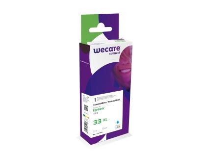 WECARE ARMOR ink kompatibilní s EPSON C13T33624012, modrá/cyan (K20719W4)