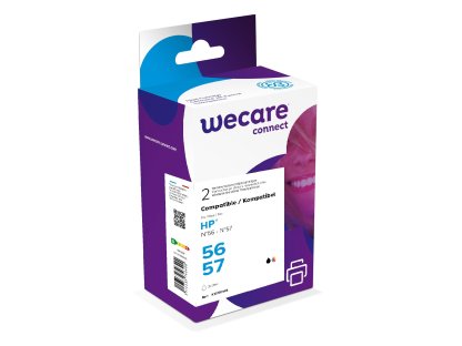 WECARE ARMOR ink sada kompatibilní s HP C6656A/C6657A,černá/3 color (K10103W4)
