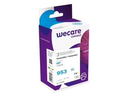 WECARE ARMOR ink sada kompatibilní s HP F6U16AE/F6U17AE/F6U18AE, CMY (K10468W4)