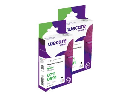 WECARE ARMOR sada ink kompatibilní s EPSON T071140 2x9ml,černá,T071140 (P12314W4)