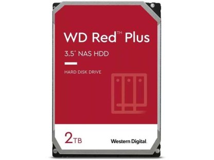 WESTERN DIGITALS RED PLUS NAS 2TB 175 MB/s CMR (WD20EFPX)