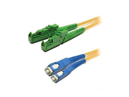 XTENDLAN FO patch E2000/APC-SC 1m 9/125 duplex, LS0H, G.652d (FOP-E2SC-D-1-9)
