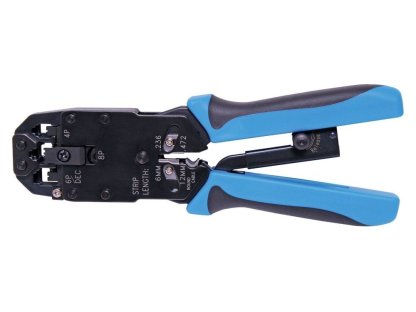 XTENDLAN Klešte krimpovací profi s ráčnou RJ45, RJ12, RJ11 (HT-2008AR)