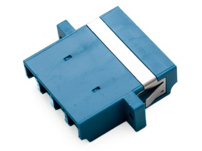 XTENDLAN LC-LC quad adapter, SM, modrý, do optických rozvaděčů (ADR-LC4LC-SM)
