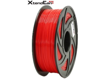XTENDLAN PLA filament 1,75mm zářivě červený 1kg (3DF-PLA1.75-FRD 1kg)