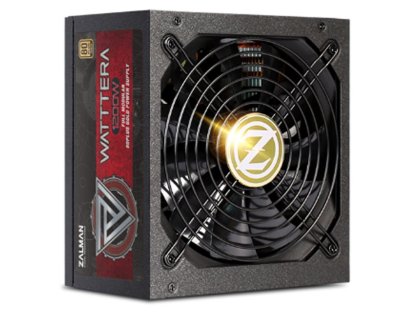 Zalman zdroj Watttera ZM1200-EBTII 1200W - ATX / akt. PFC / 135mm ventilátor / 100-240V / 80+ Gold