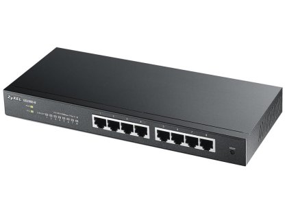 Zyxel GS1900-8 v2, 8 port GbE L2 smart switch, desktop, fanless (GS1900-8-EU0102F)