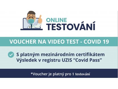 2x Antigenní video testování pro klienty CK České kormidlo