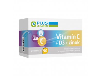 Vitamina C 1200 mg + D3 1000 UI + zinco 15 mg, 90 compresse