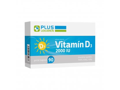 Vitamina D3 2000 UI, 90 cps