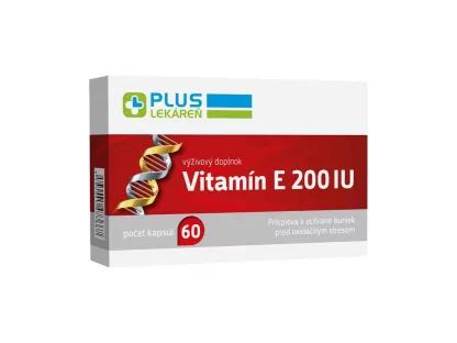 Vitamin E 200 IU, 60 cps