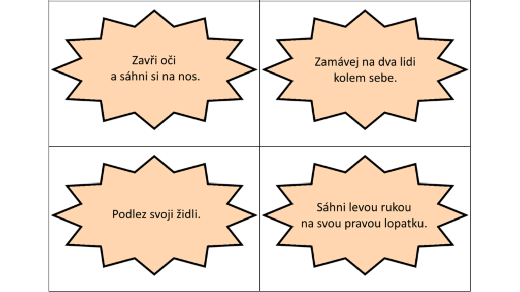 Bonus - Kartičky s úkoly