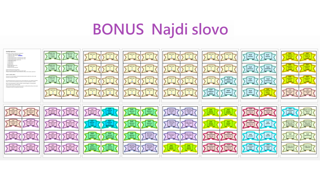 Bonus - Najdi slovo