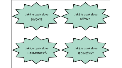 Bonus - Kartičky s úkoly
