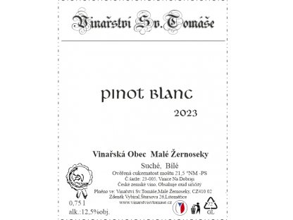 Pinot Blanc 2023 suché