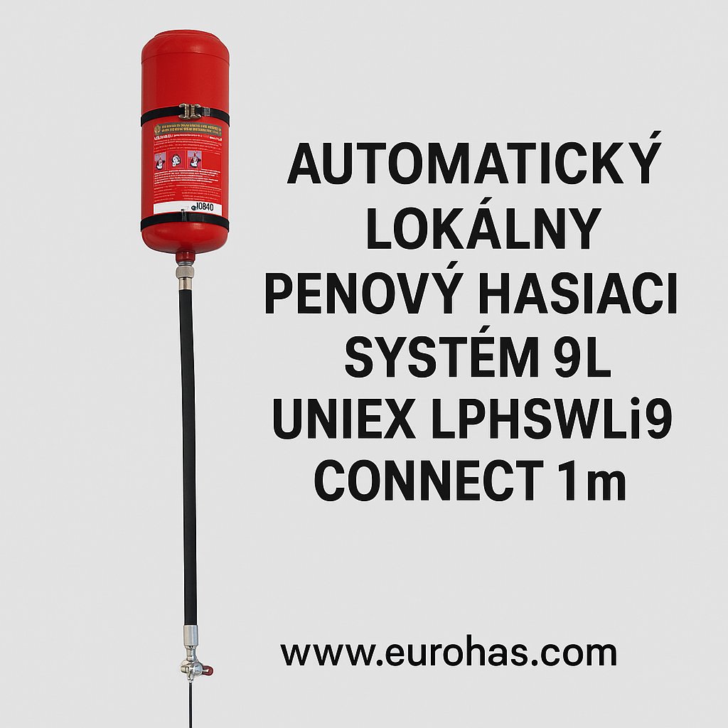 Automatický lokálny penový hasiaci systém UNIEX LPHSWLi9 Connect