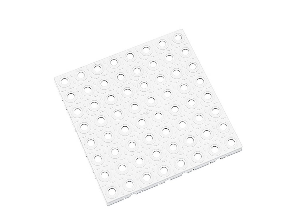 Biela polyetylénová dlažba AvaTile AT-STD - 25 x 25 x 1,6 cm