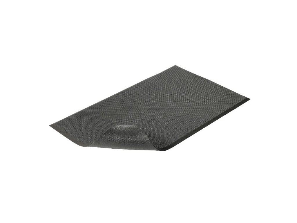 Čierna protiúnavová olejovzdorná rohož Posture Mat - 152 x 91 x 1,9 cm