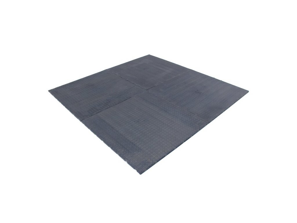 EPDM priemyselná protišmyková podlahová guma FLOMA Coins (peniazky) - 110 x 110 x 2 cm