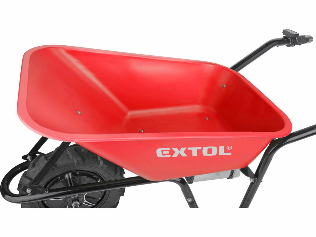 Fúrik na akumulátorový pohon, 80L, max. 150kg, 6km/h, aku 40V/6Ah, EXTOL PREMIUM