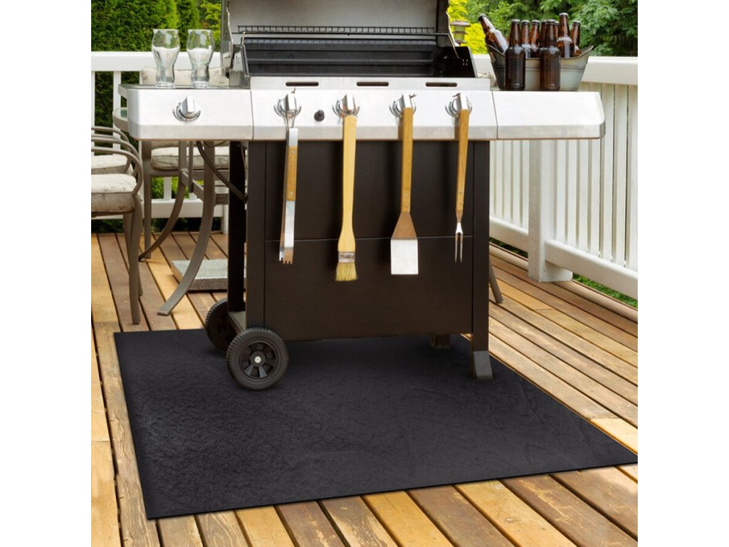 Gumová podložka pod gril FLOMA BBQ - 120 x 80 x 0,3 cm