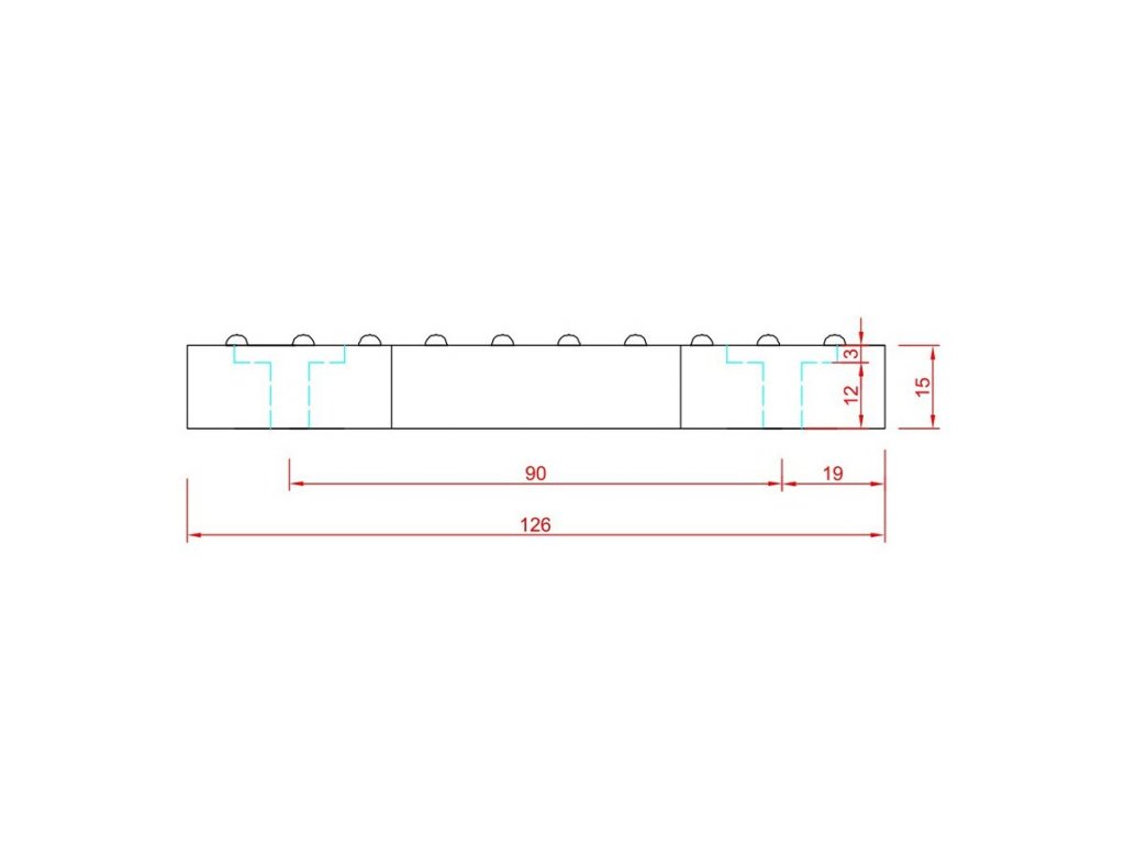 Gumová podložka zdviháka pre zdviháky AUTOMOTECH FLOMA RP121 - 12,6 x 1,5 cm