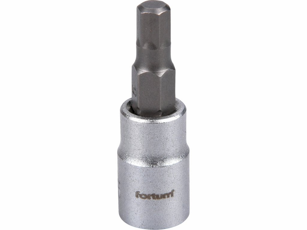 Hlavica zástrčná HEX, HX 5, 1/4”, FORTUM