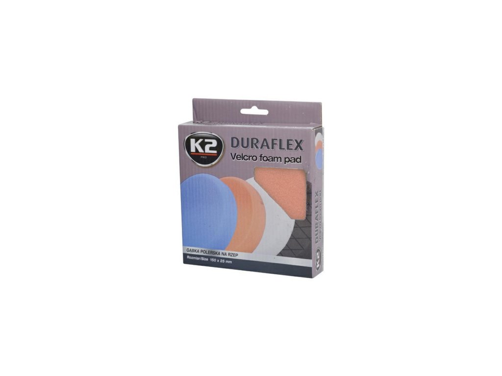 K2 DURAFLEX NÁHRADNÁ LEŠTIACA HUBKA 150 x 25 mm ORANŽOVÁ