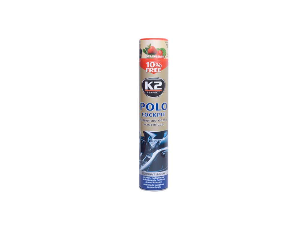 K2 POLO COCKPIT 750 ml STRAWBERRY - ochrana vnútorných plastov