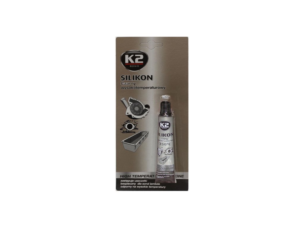 K2 Silikón čierny 21 gr