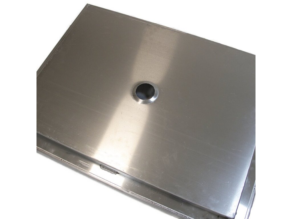 Kovová vonkajšia čistiaca vstupná rohož s odtokovou vaňou FLOMA SteelMat - 60 x 80 x 2,5 cm