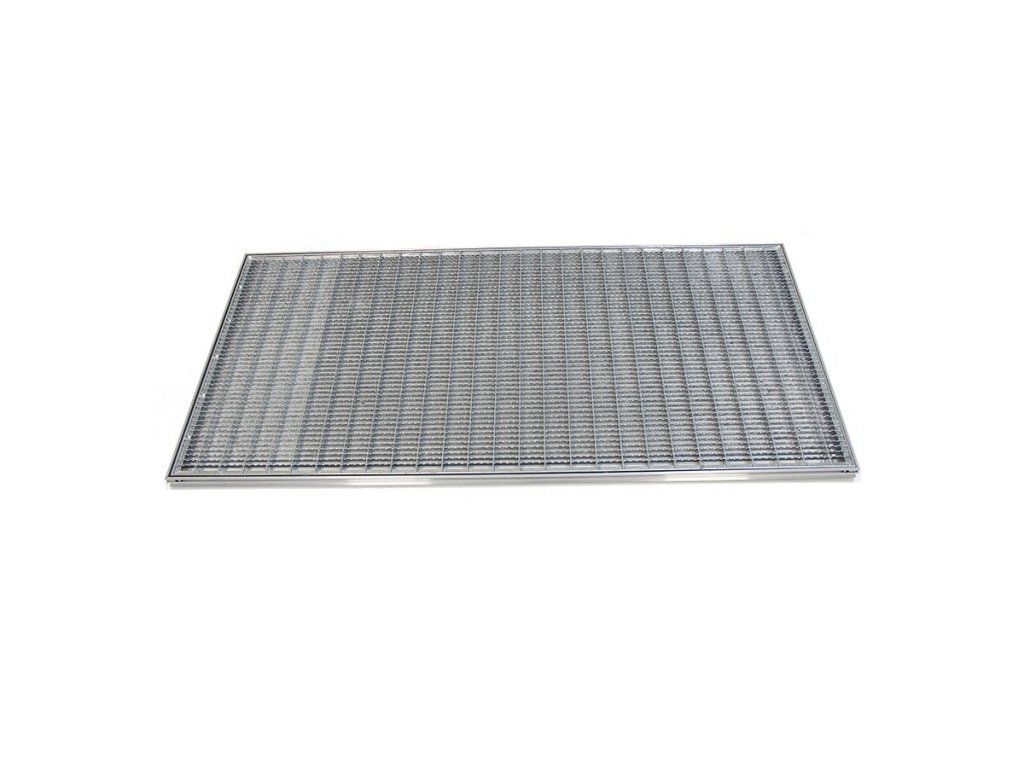 Kovová vonkajšia čistiaca vstupná rohož s rámom FLOMA SteelMat - 60 x 120 x 2,5 cm