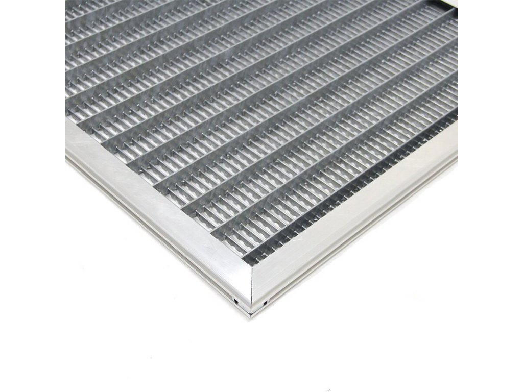 Kovová vonkajšia čistiaca vstupná rohož s rámom FLOMA SteelMat - 60 x 90 x 2,5 cm